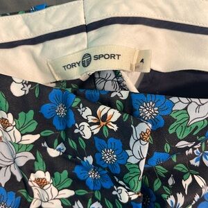 Tory Sport floral straight leg pants